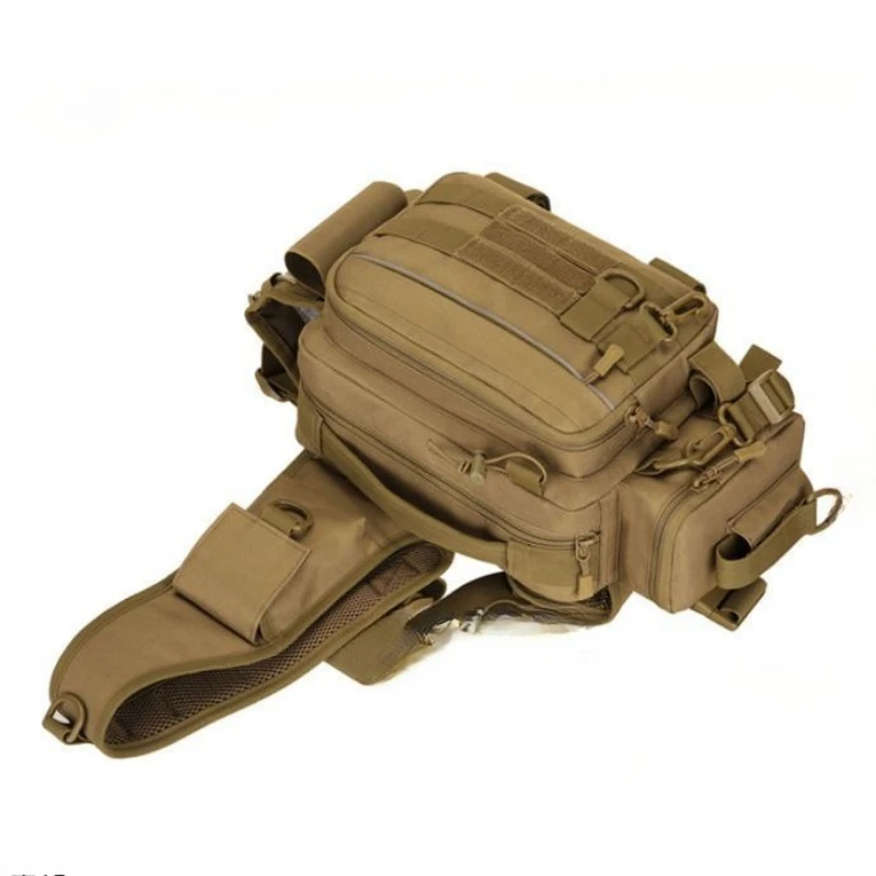 

Luya bag, multi-functional fanny pack, chest, men's shoulder backpack, large messenger , pole , equipment, fishing