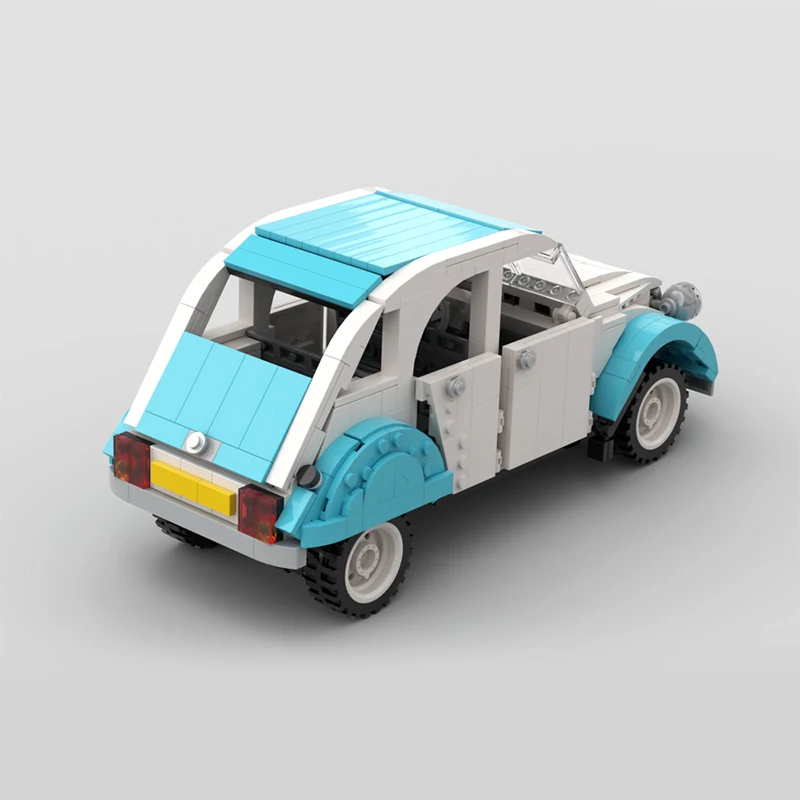 760pcs MOC Creator Citroen 2CV Dolly Model Building Blocks Christmas Gift Construction Toy Creative Assemble Education Brick
