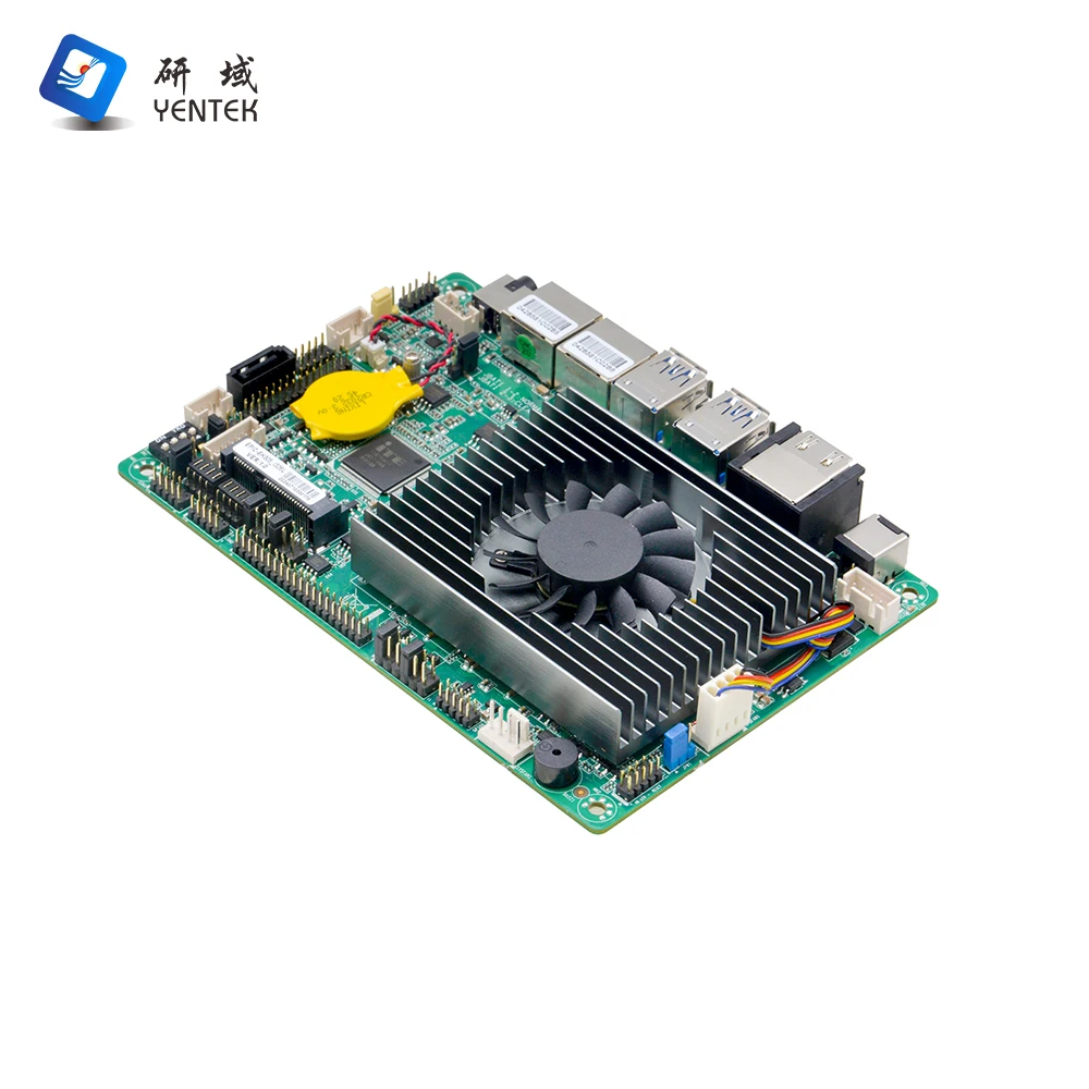 اللوحة الأم مع معالج Intel N305 DDR4 MSATA Win10 Win11 Linux HD LVDS 2 I226V Gigabit LAN 6 RS232 COM 3.5 بوصة اللوحة الأم