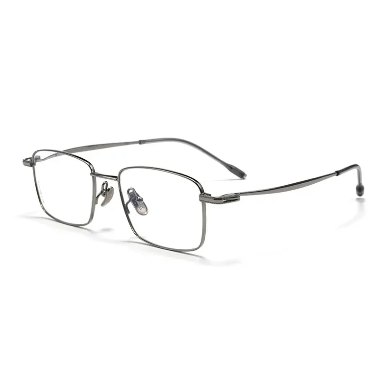 KIZN Herren Luxus Reines Titan Quadratische Brille Ultraleichte Mode Kleine Größe Optische Brillen Rahmen M894S