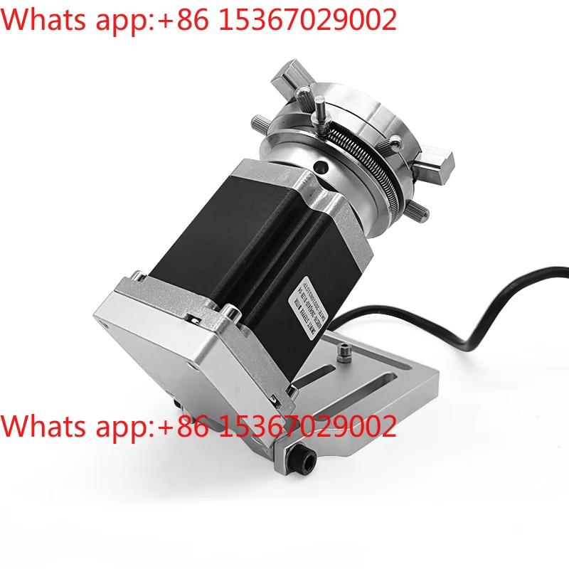 Quick clamping rotating shaft New mini marking machine Rotating shaft Stainless steel rotating jig Ring jewelry