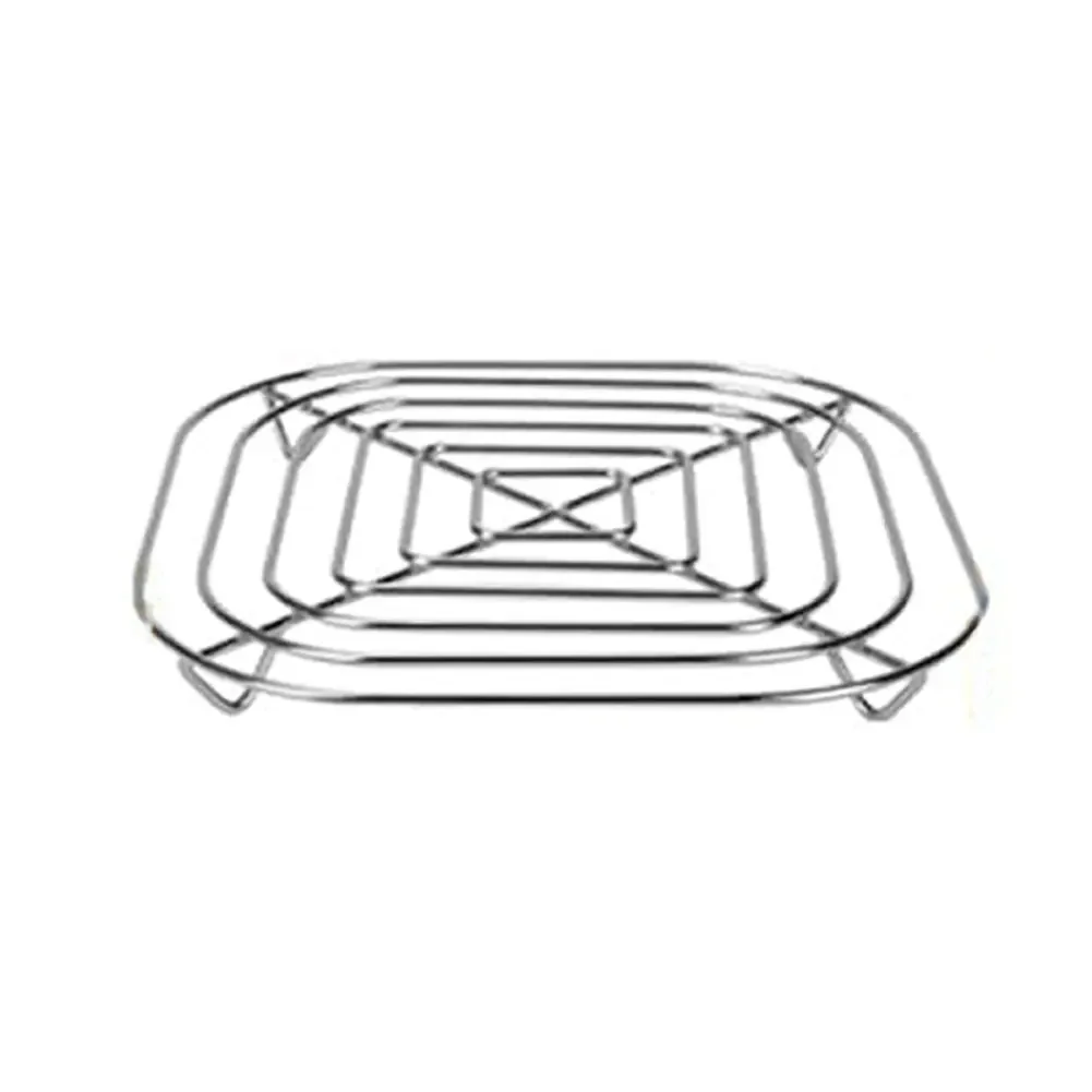 Optimal Cooking Solution Replacement Basket Rack for Crispi FN101 Air Fryer 304 Stainless Steel 20x20x2cm Silver Grid