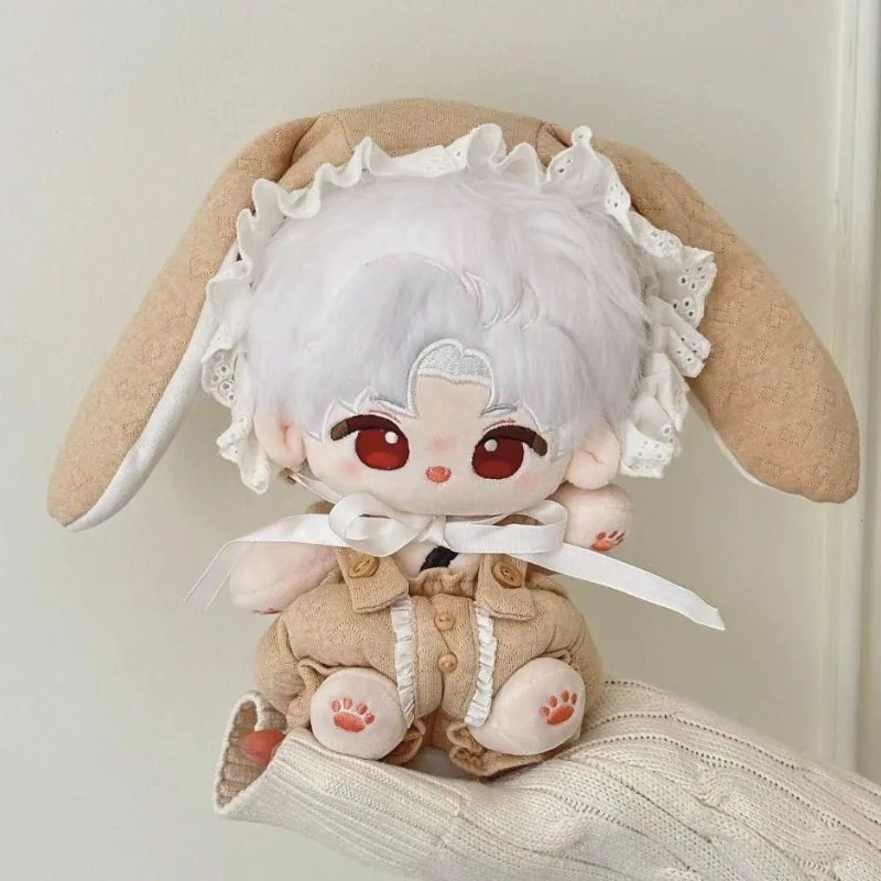 Handmade 20cm Kawaii Love And Deepspace Sylus Idol Doll Anime Star Dolls Stuffed Figure Soft Toys Cotton Cute Plushies Fans Gift