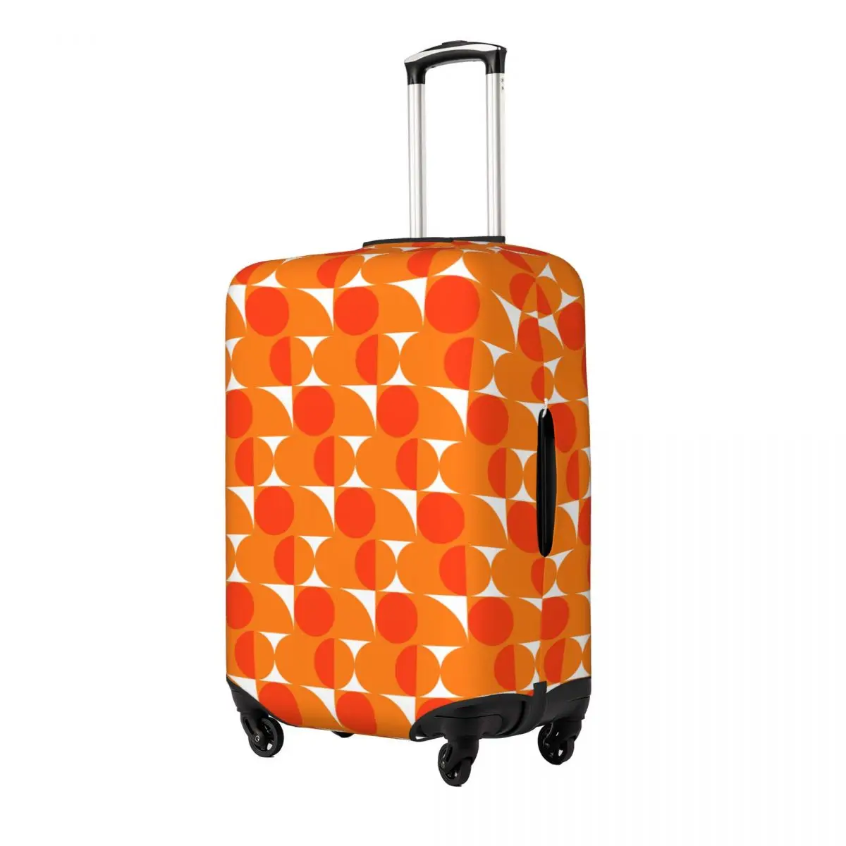 

Orange Bauhau Suitcase Cover Protection Elastic Trip Luggage Protector Covers for 18-32 Inch