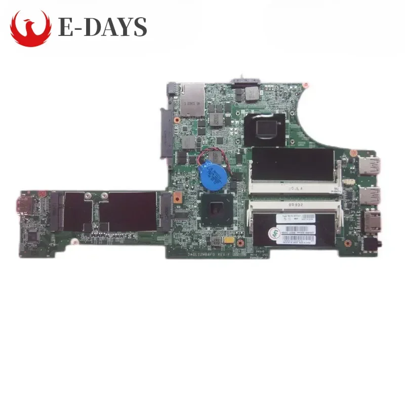 For Lenovo ThinkPad X131E Laptop Motherboard DA0LI2MB8F0 REV:F Notebook Mainboard With I3-2367M CPU FUR 04W3645 100% Tested Okhi