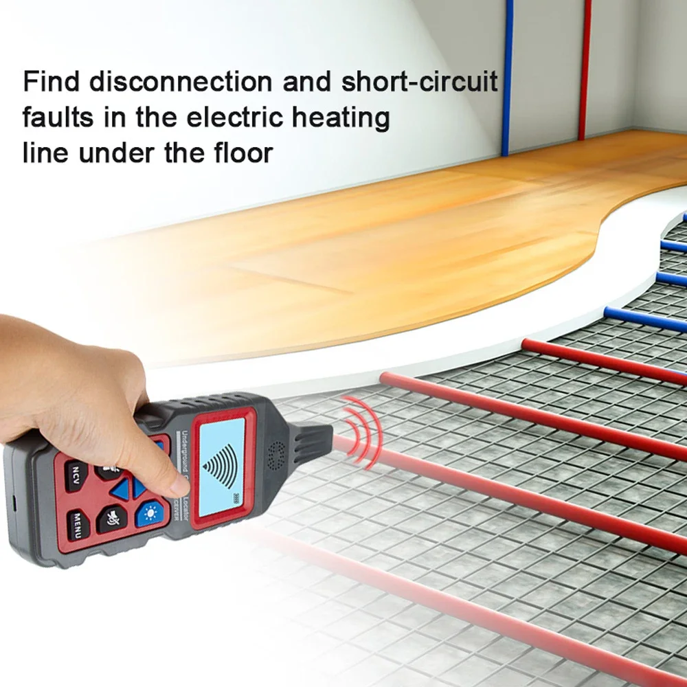 NOYAFA NF-826 Underground Cable Tester Wire Tracker Detect Wall Underground Cable Electrical Line Water and Gas Supply Pipeline