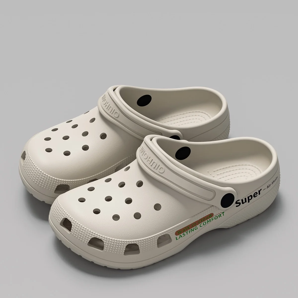 

Room Slippers For Men thick-soled anti-slip Eva Clog Slipper