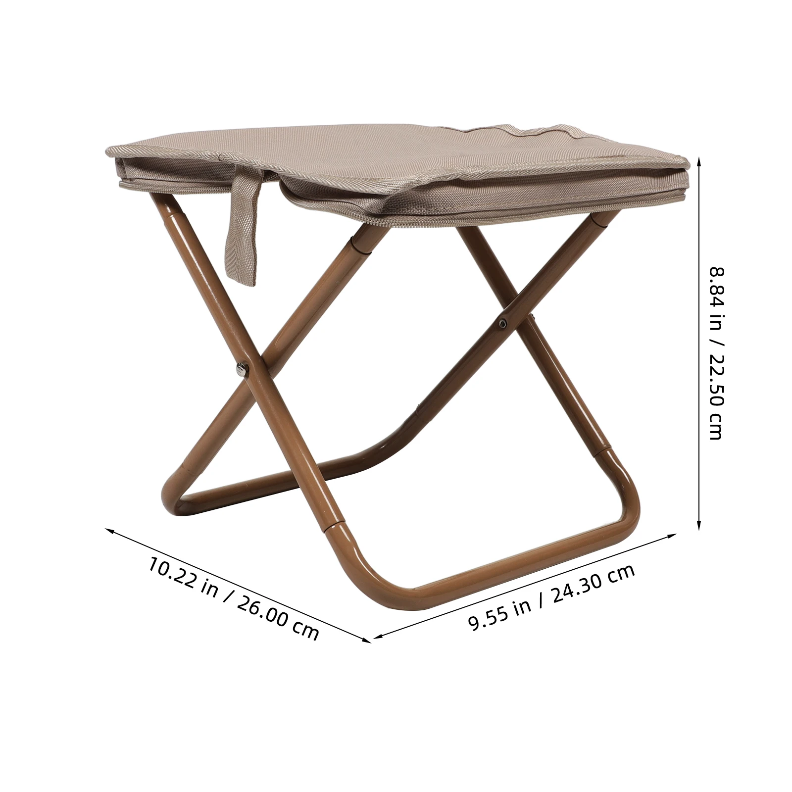 

Folding Chair Lightweight Portable Camping Stool Outdoor Barbecue Garden Backpacking Anti-skid Fishing Supplies Small stool