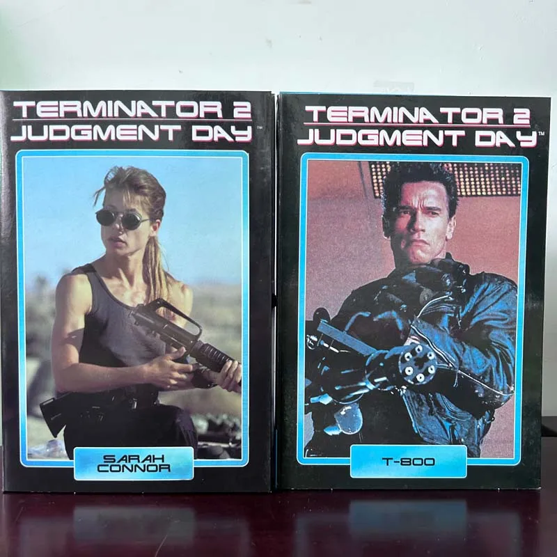 

NECA Figure Terminator 2 Judgment Day T-800 Sarah Connor T-800 Arnold Schwarzenegger PVC Action Figure Model Toys Collection