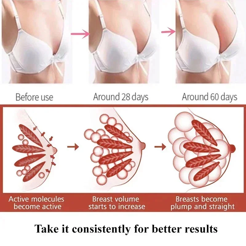 Natural Breast Enlargement Cream Chest Lift Firm Enhancer Care Oil Butt Breast Plump Growth Massage Boobs Bigger Sexy Body Care