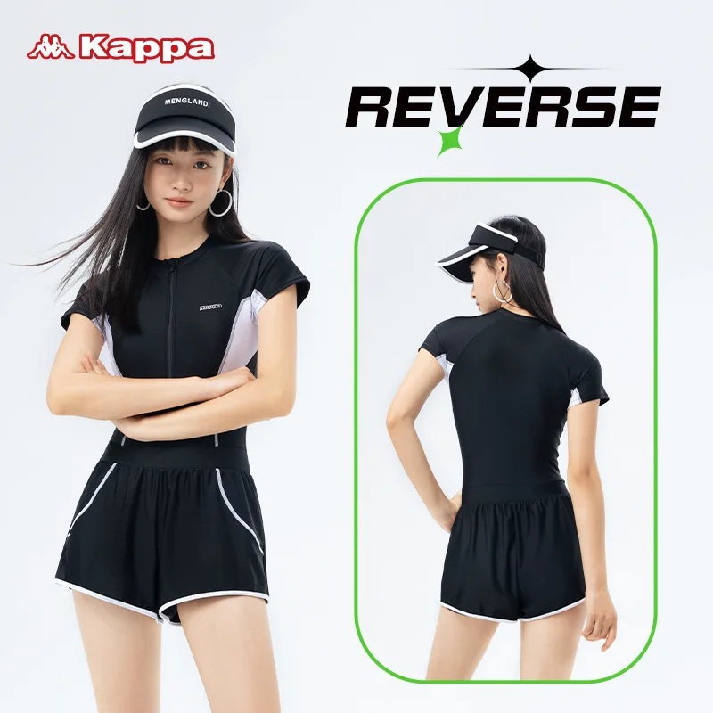 المرأة المهنية قصيرة/طويلة الأكمام مقاوم للماء تصفح رياضي رفع ملابس السباحة الجبهة زيبر سريعة الجافة الاستحمام الشاطئ ملابس السباحة