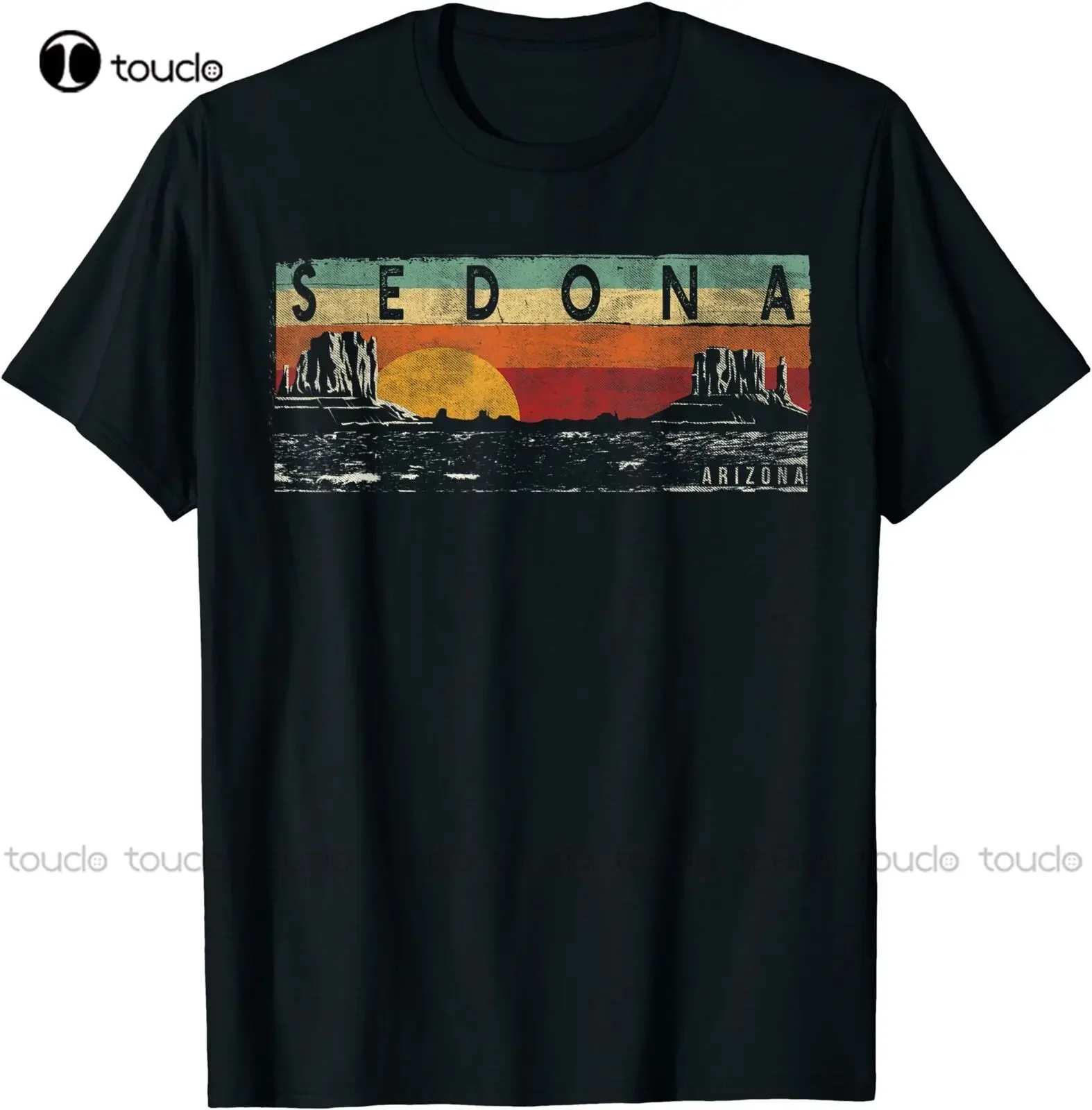 New Vintage Sedona Arizona Sedona Az T-Shirt Black S-5Xl Cotton Tee Shirt