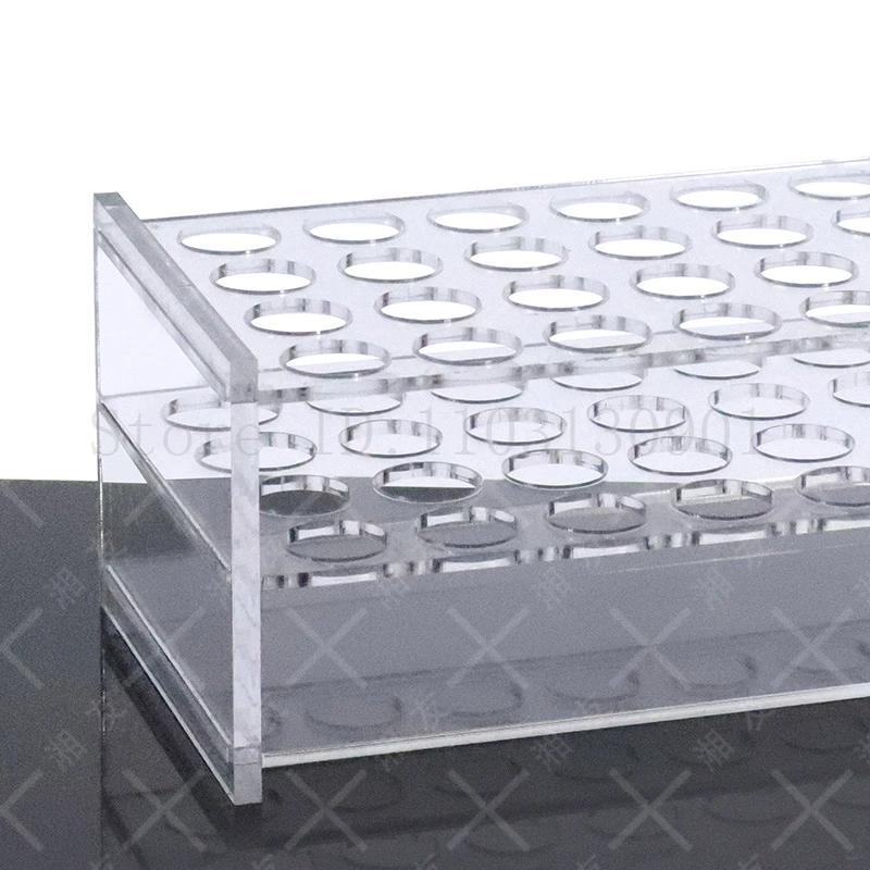 Clear Organic glass Test Tube Rack Hole Size 13/16/19/21/26/31mm PMMA Test Tubing Holder For School Lab