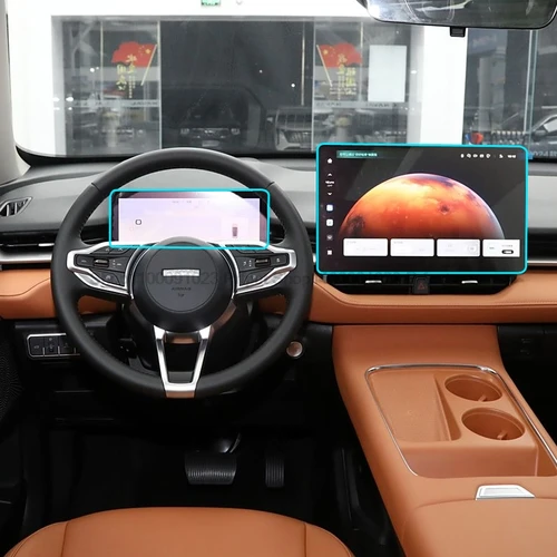 Película de vidrio templado para Haval h6 4th Gen 2025 2026 Protector de pantalla de navegación GPS para coche pegatina de pantalla de tablero accesorio H6