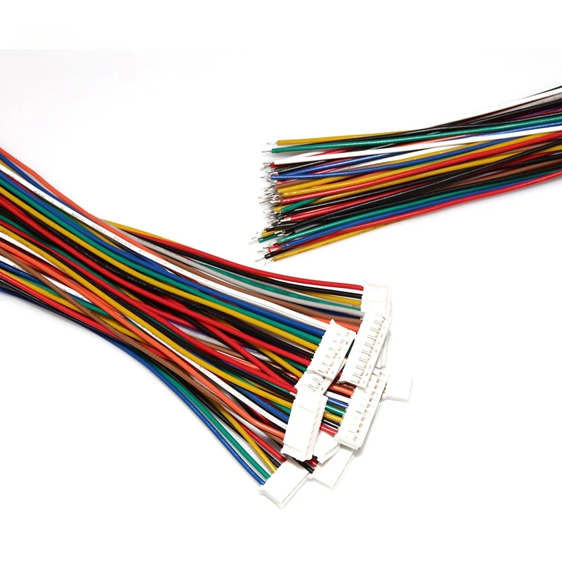 10PCS 1.25 1.5 2.0 2.54 JST/ZH/PH/XH 1.25MM 1.5MM 2.0MM 2.54MM Female Plug Connector With Wire 2/3/4/5/6/7/8/10P Pin
