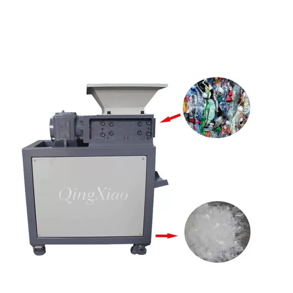 Small Mobile Industrial Shredder  Multifunctional Crusher for Food Documents Plastic and KT Board Waste Shredding Machine