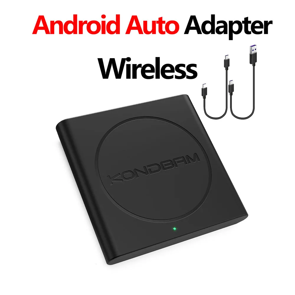 Wireless Android Auto Adapter for Factory Android Auto Dongle Converts Wired to Wireless Plug & Play ai Box Android 11 And Above