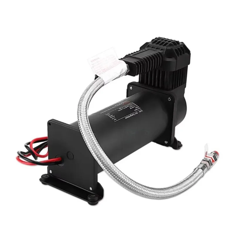 12V Car Air Compressor Pump for Air Horn Chassis Suspension Tire Inflation
