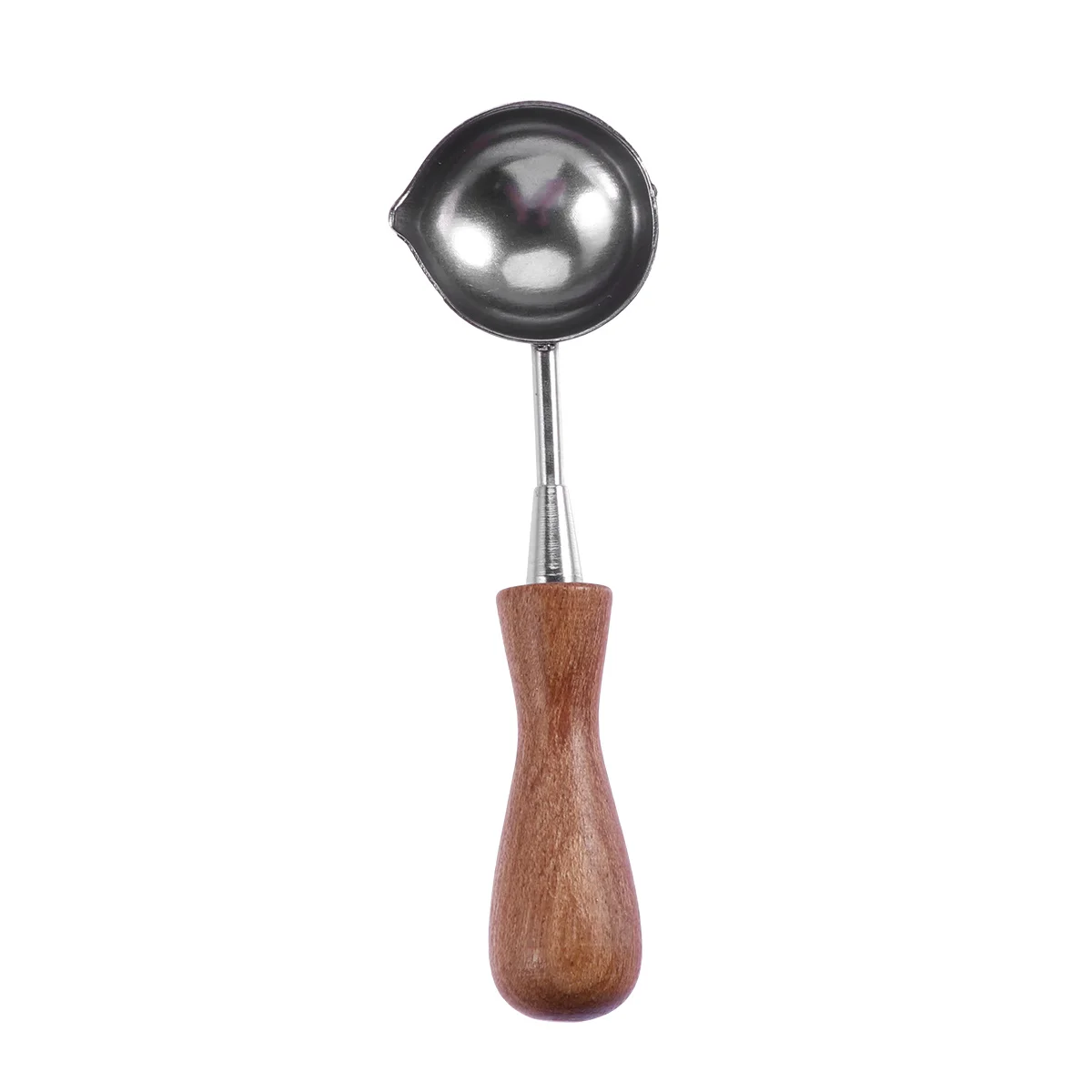 

Seal Spoon Stainless Steel Sealing Tools Wooden Handle 9.5X2.8Cm For Melting Pouring Wax Seal Wax Supplies