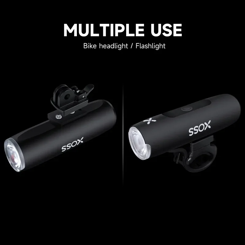 XOSS 800lumen BIcycle Light XL-400 XL-800 Bike Headlight Waterproof USB Rechargeable MTB Front Lamp Bicycle Flash Light