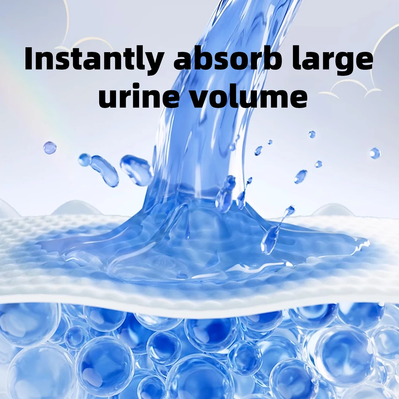 حفاضات أطفال ميوزيك جيني للاستعمال مرة واحدة، هيكل أساسي معلق مبتكر، قفل مائي وجيد التهوية 2 في 1