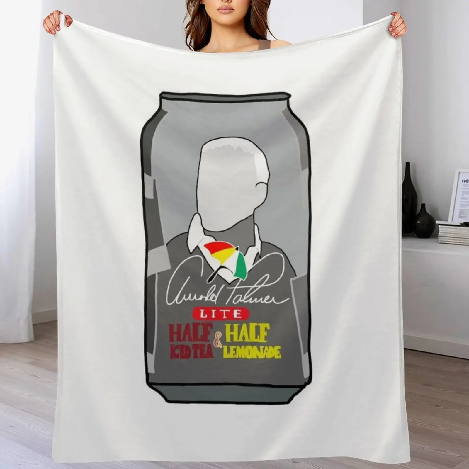 

Arnold Palmer Drink Can Throw Blanket Plush Travel christmas decoration Stuffeds Blankets