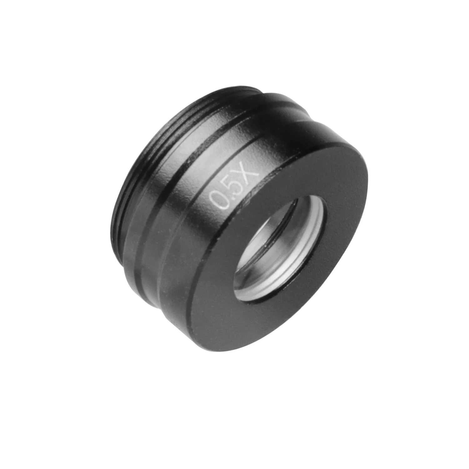 YIZHAN 0.5X Auxiliary Barlow Lens Suitable For YIZHAN-150x C-Mount Zoom Lens 25mm Thread Diameter Increase Focus Field Of View