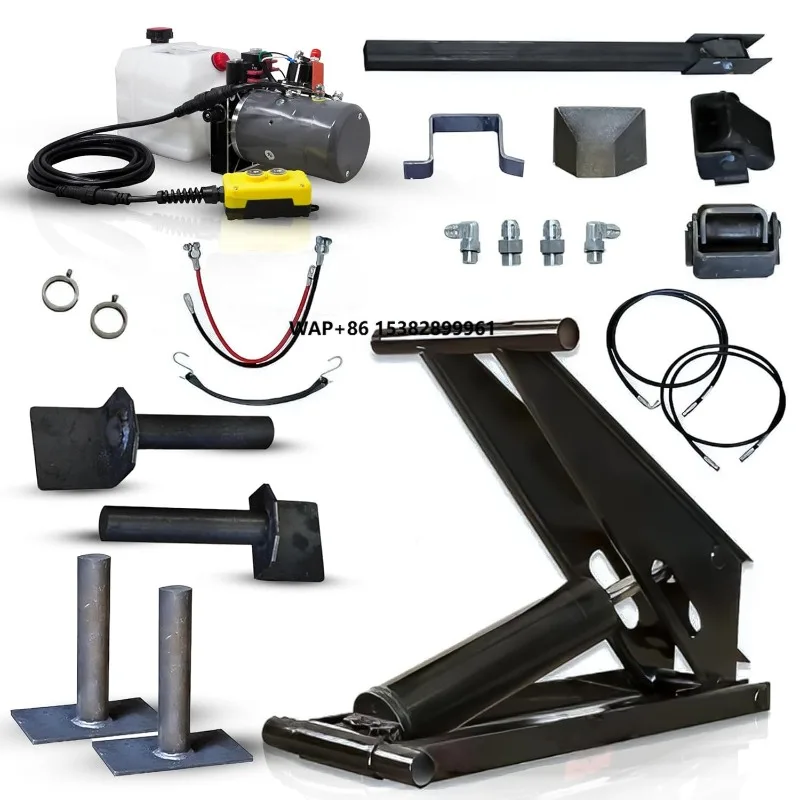 12V/24V Hydraulic Scissor Lift Kit with Electric Control Motor Wireless Control Unit for Export
