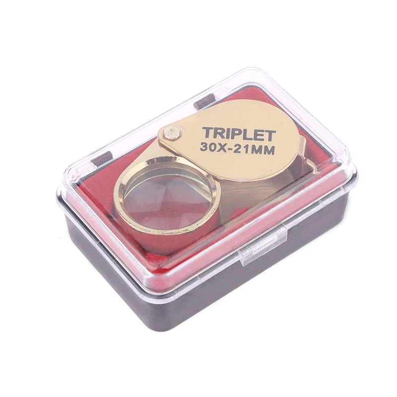 30X Handheld Jeweler's Loupe - Precision Diamond & Gem Magnifier, Uncharged, Pocket-Sized For Professionals And Collectors