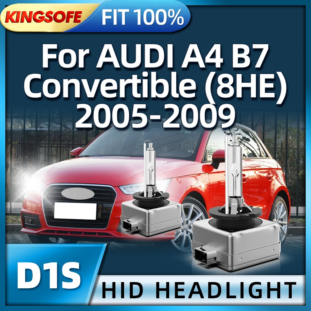 

Roadsun 2pcs High Quality Xenon HID Replacement Bulb D1S For AUDI A4 B7 Convertible 8HE 2005 2006 2007 2008 2009