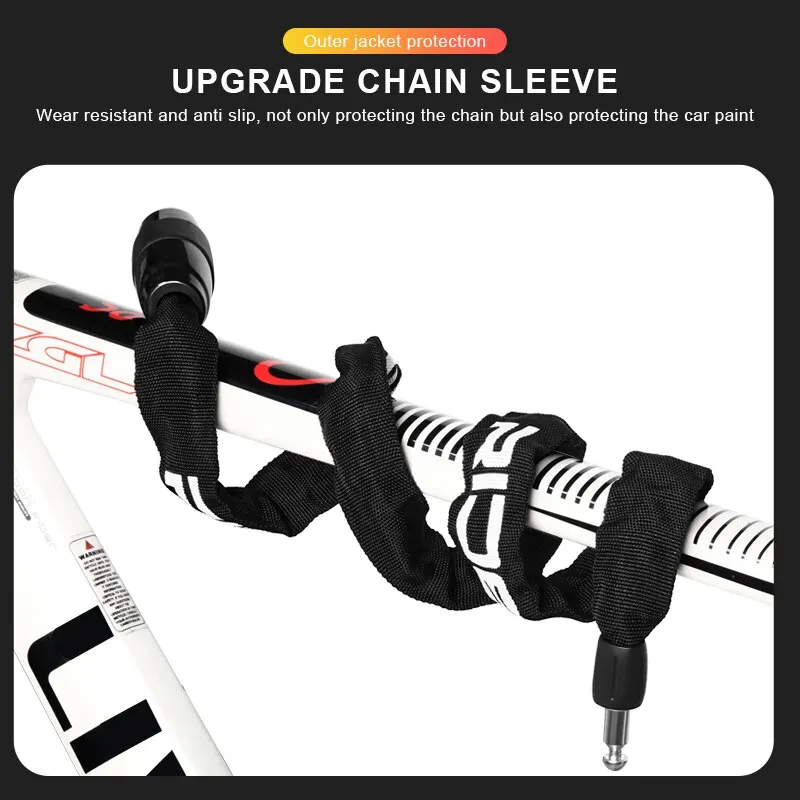 Candado antirrobo portatil para bici MTB, scooter y e-bike - 2 llaves - imagen 5