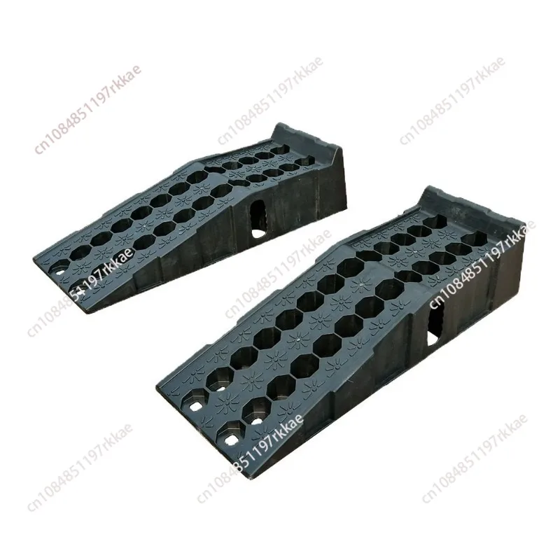 1 Pair Heavy Duty 7 Ton Plastic Car Lifting Ramps Automotive Vehicle Garage Anti-slip