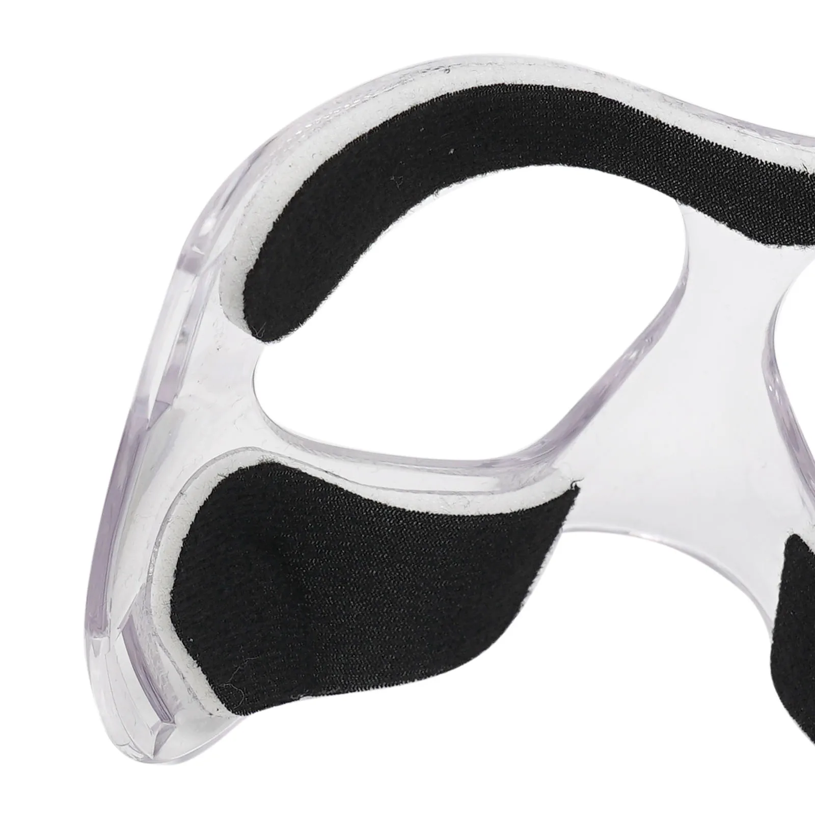 High Quality Basketball Face Nose Guard Protective With Sponge Pad Adjustable Anti-collision Clear With Pad Sport Ware