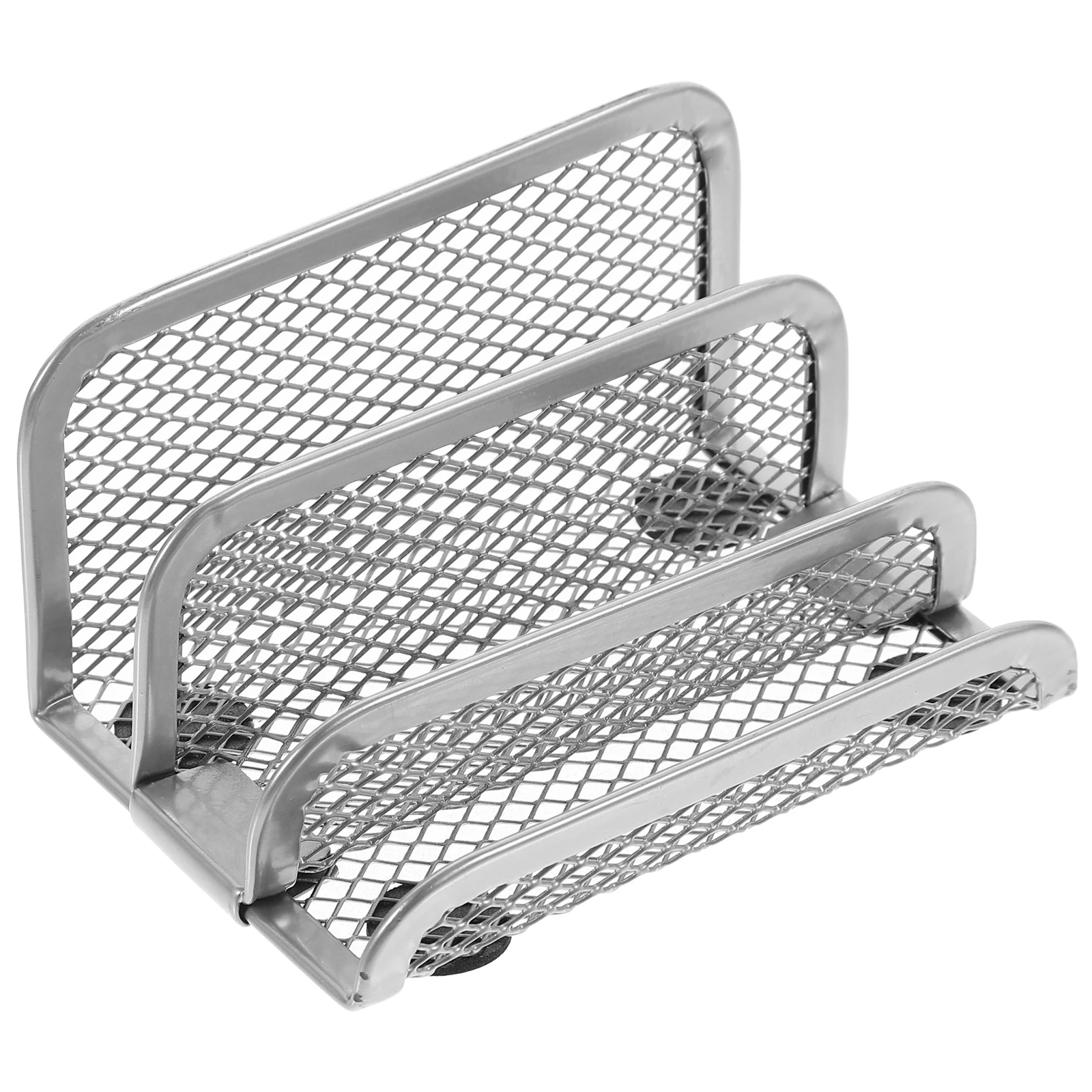 

Iron Magazine Rack Desktop Book Stand for Office Home School Use Large Capacity Storage Shelf Neat Desk Organizer