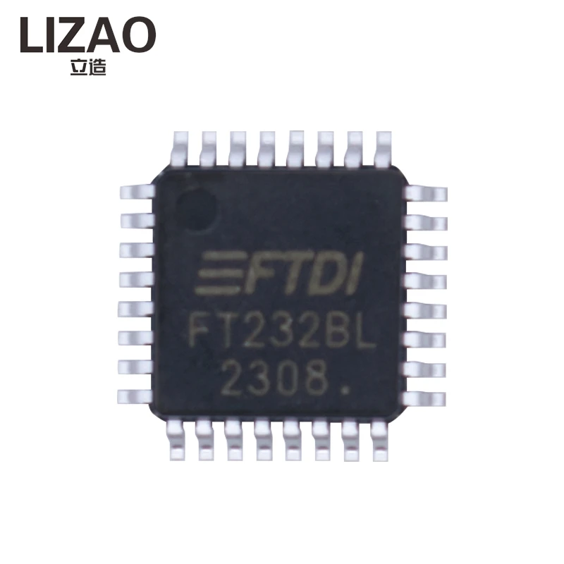 LIZAO 100% New Original FT232BL FT232BL-REEL QFP-32 Chip USB Serial Port Controller IC Chipset