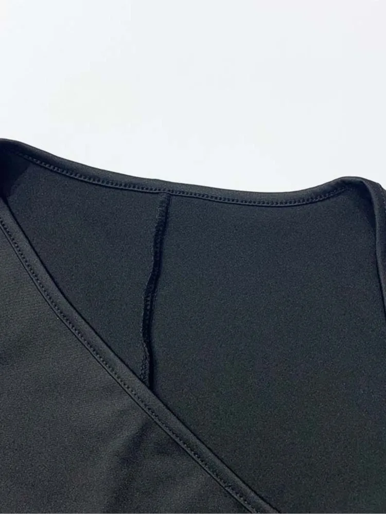 Robe femme vêtements élégant col incliné à manches longues moulante Sexy automne boîte de nuit fête longues robes tempérament robes