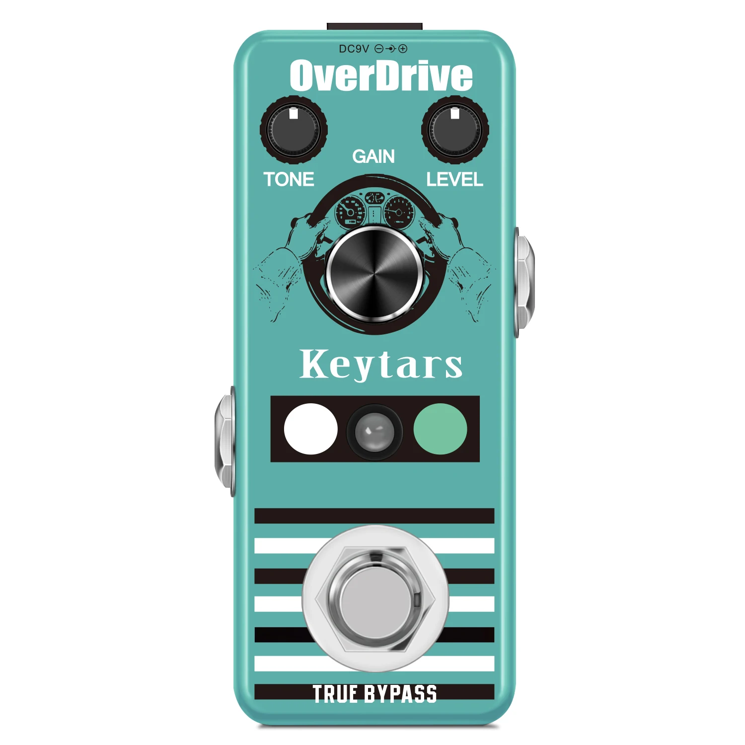 

Keytars LEF-302A Guitar Overdrive Pedal Analog Classic Blues ODrive-1 Effect Pedals