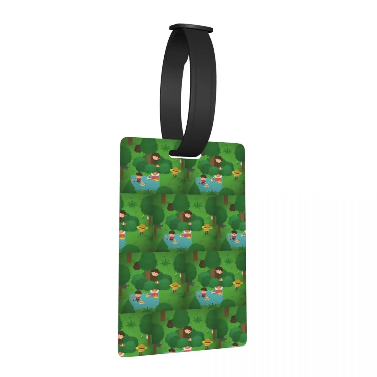 

Sneaky Sasquatch Picnic Luggage Tags Suitcase Accessories Travel Fashion Baggage Boarding Tag Label Holder ID Name Address