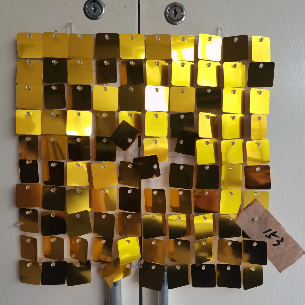 Gold Pink Iridescent Silver Mirror Shimmer Sequin Wall Backdrop Panel For Event Party Manufacturers Supply