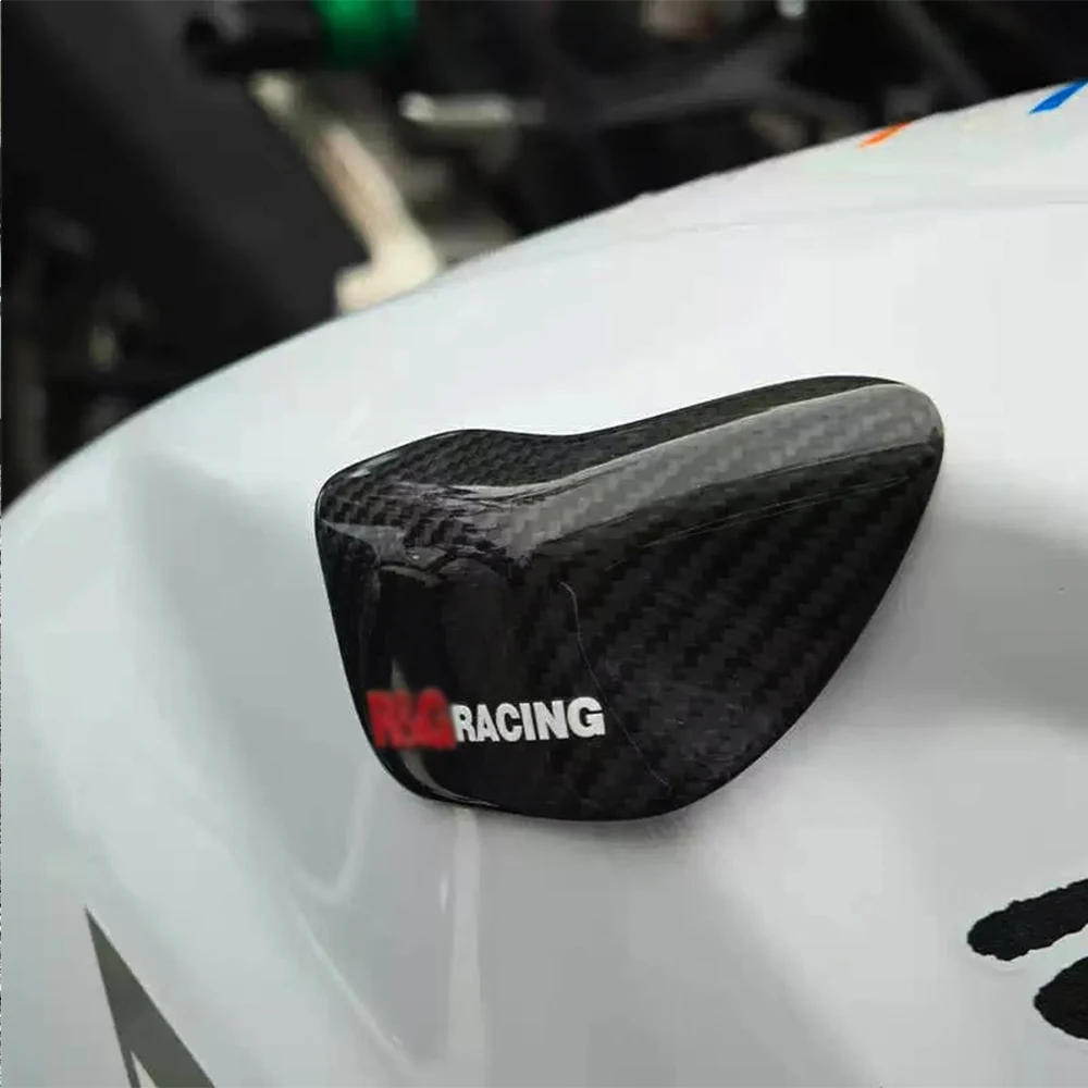 Fuel Tank Anti-Collision Fairing Cover For Kawasaki Ninja 400 400Z 2017 2018 2019 2021 2022 2023 Motorcycle Pure Carbon Fiber
