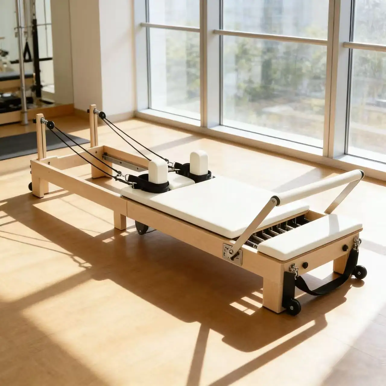 En stock dans l'UE : Équipement de fitness Pilates – adapté aux entraînements à domicile dans l'UE ; expédié en toute sécurité dans des caisses en bois.