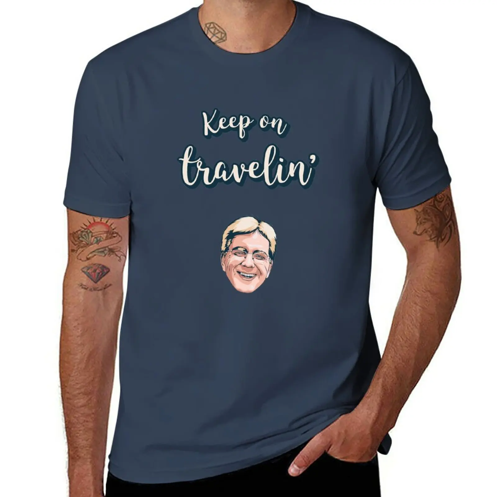 

New Keep On Travelin' T-Shirt T-shirt short graphic t shirts oversized t shirts for men