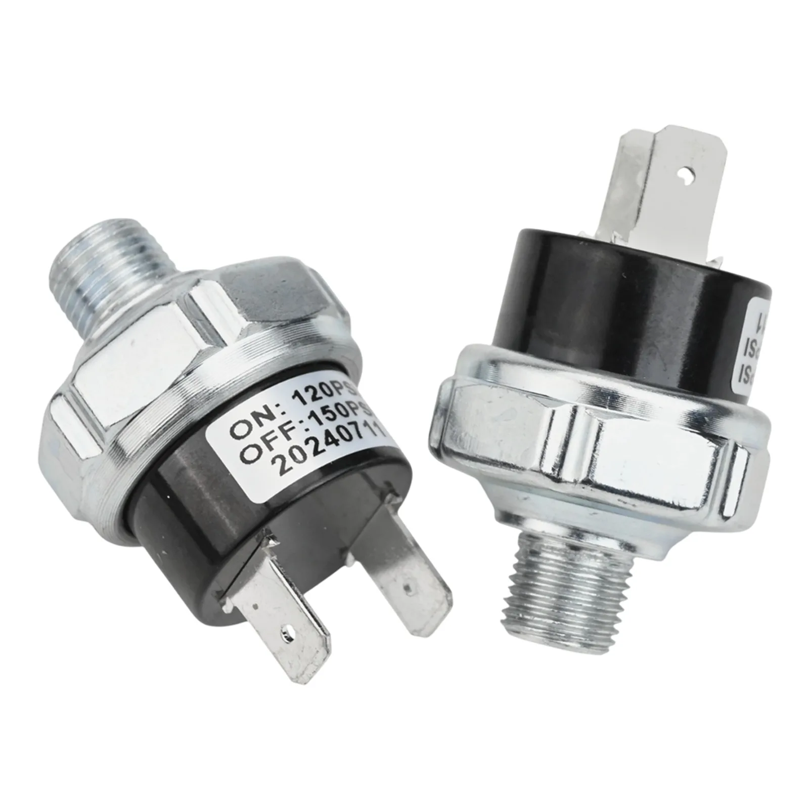 For Demanding Environments 120-150PSI Pressure Switch 12V 24V Pressure Control 14 Push-On Terminals Compact Design