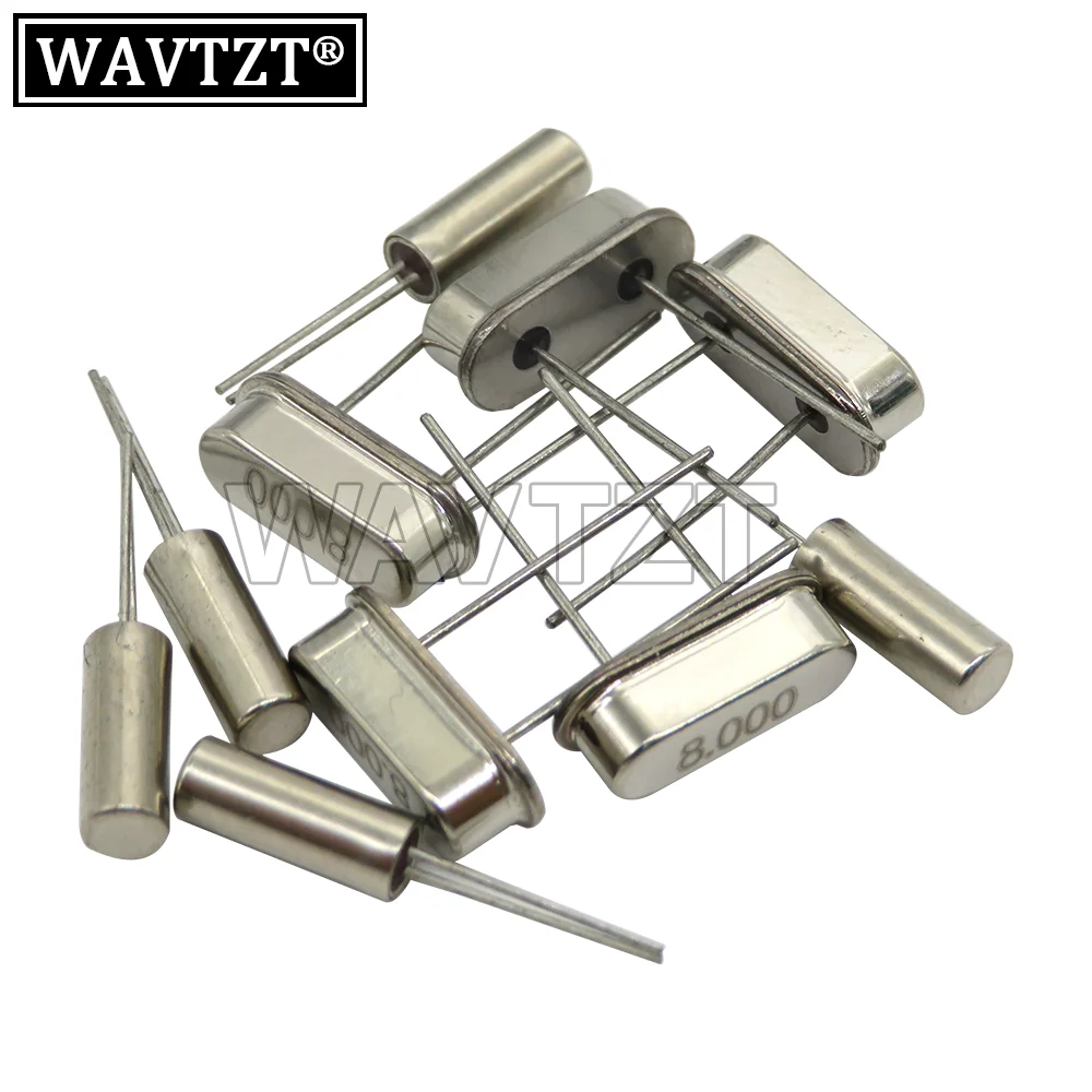 10PCS HC49S Quartz Crystal Resonator Passive Oscillator 8.000MHZ 4Mhz 6Mhz 8Mhz 12Mhz 16Mhz 20Mhz 24Mhz 32.768K 32.768K