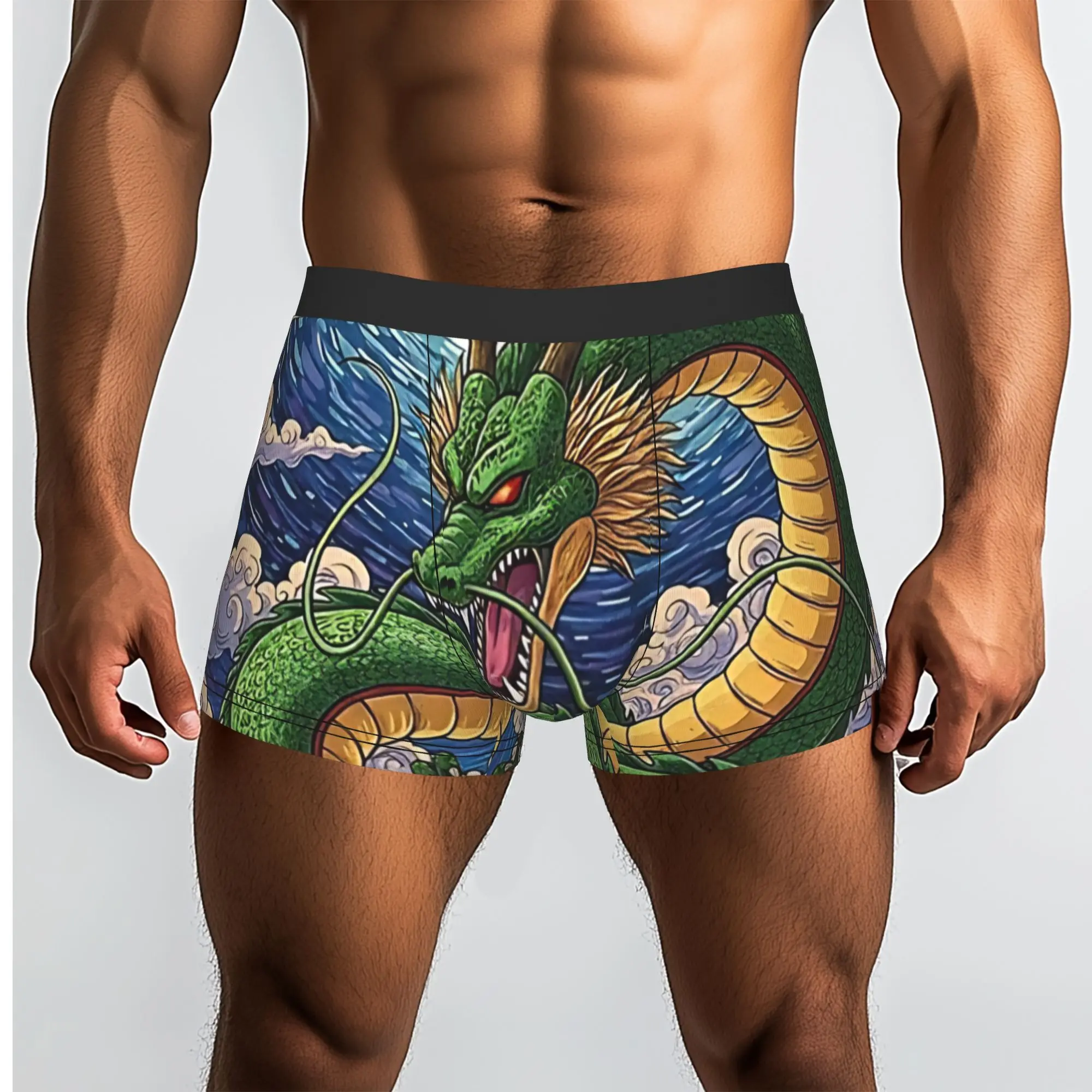 Shanlong  Bandai DRAGON BALL Underpants Breathbale Panties Man Underwear Print Shorts Boxer Briefs