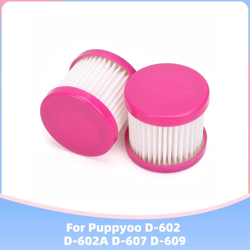 Robô aspirador Hepa filtro acessórios, acessório de substituição, kit de peças sobressalentes, apto para Puppyoo D-602, D-602A, D-607, D-609