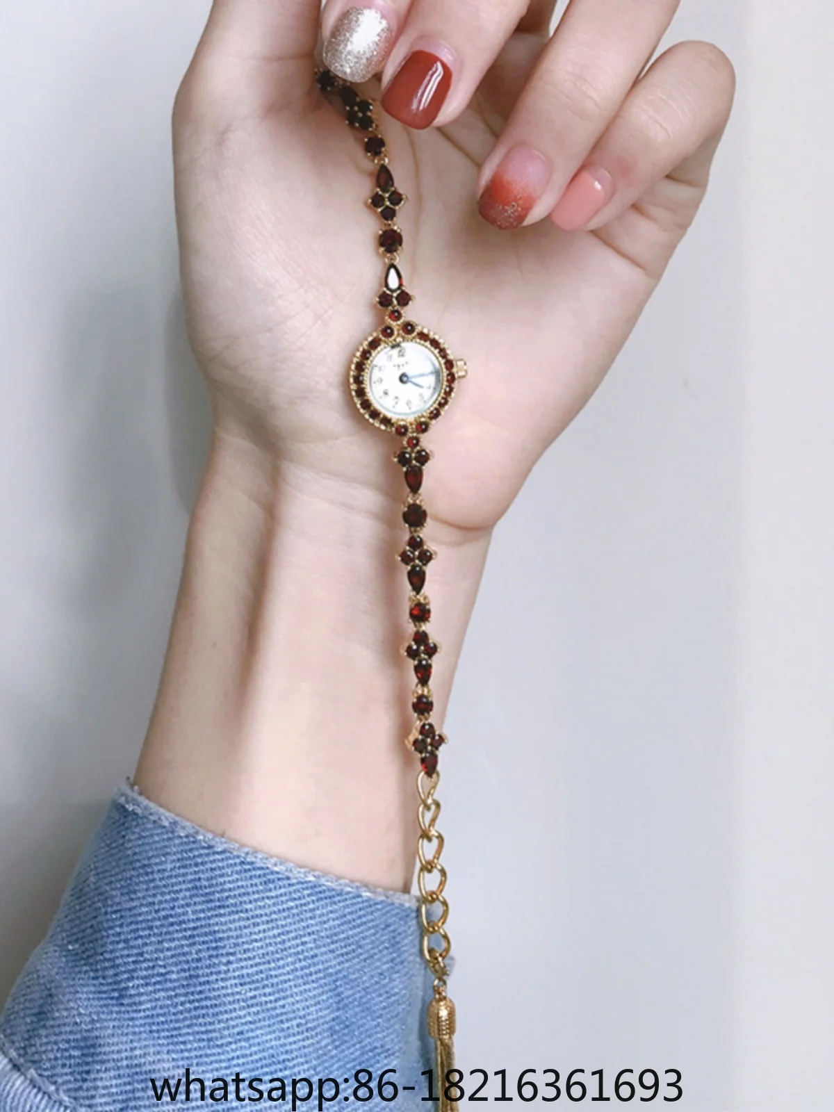

Watch ladies small luxury retro bracelet vintage medieval watch