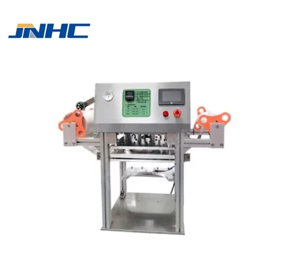 Semi automatic tray sealer manual cup sealing machine aluminum foil heat pet film sealer for bucket