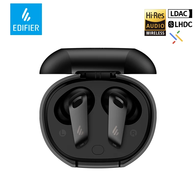 Edifier NeoBuds Plus True Wireless Earbuds Hybrid ANC -48dB Bluetooth V5.4 Hi-Res LDAC LHDC5.0 IP54 Spatial Sound 47H Playtime