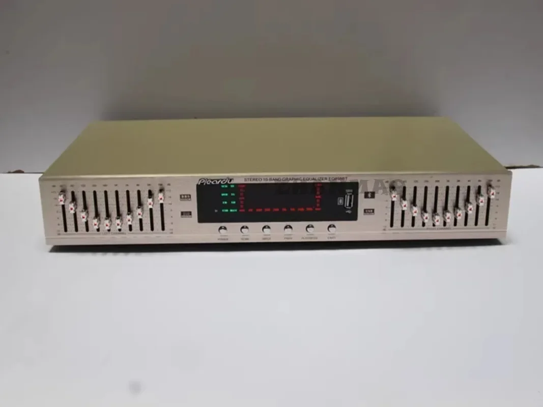 20 Segment USB Flash Drive with Built-in Bluetooth Stereo, High Medium and Low Frequency Adjustment HiFi Fever Home EQ Equalizer